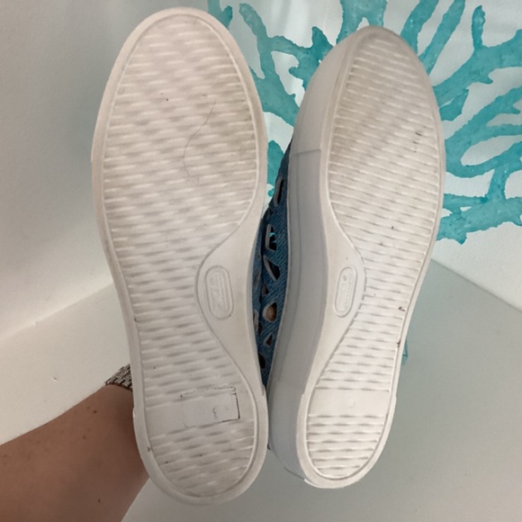 AGL Mandi Cut Out Jeans Color Sneakers Shoes 37.5 / 7.5 WORN ONCE - Picture 6 of 11